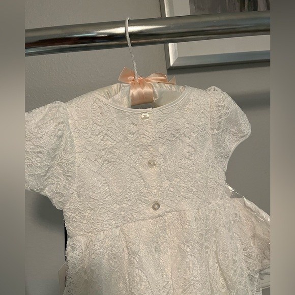 PIPPA & JULIE Baby Girls' Christening Gown Set, - Picture 6 of 8